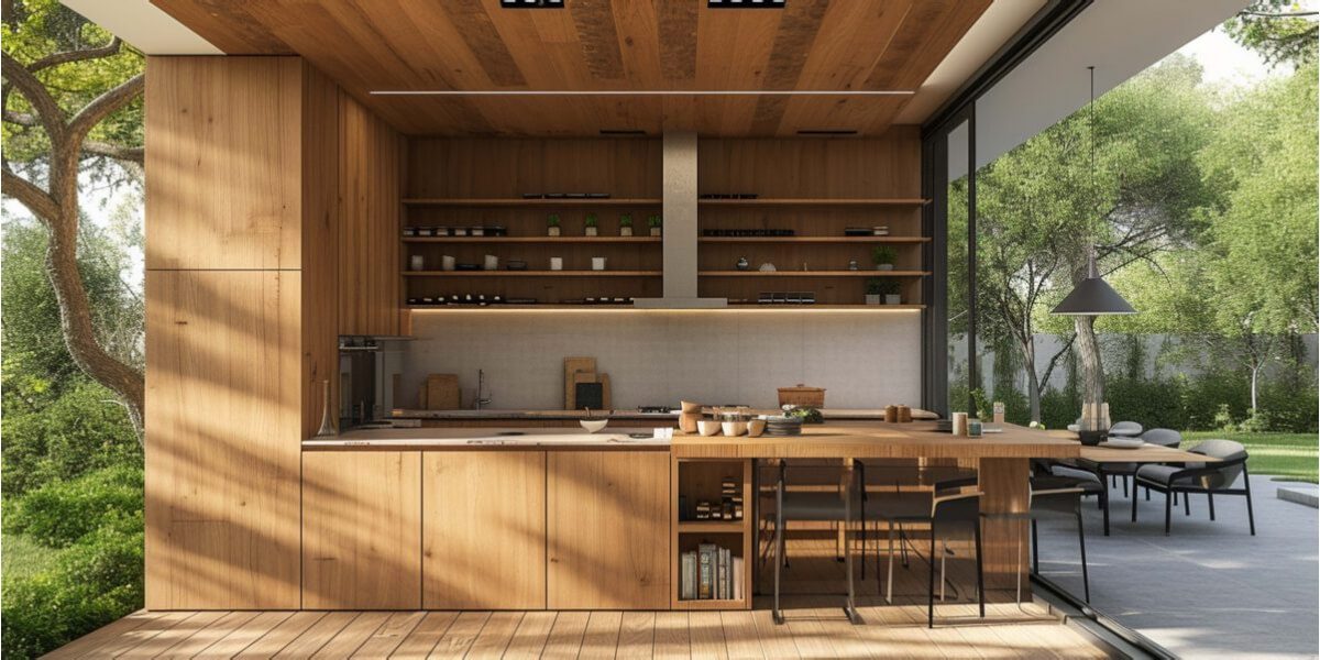 3d-rendering-wooden-kitchen