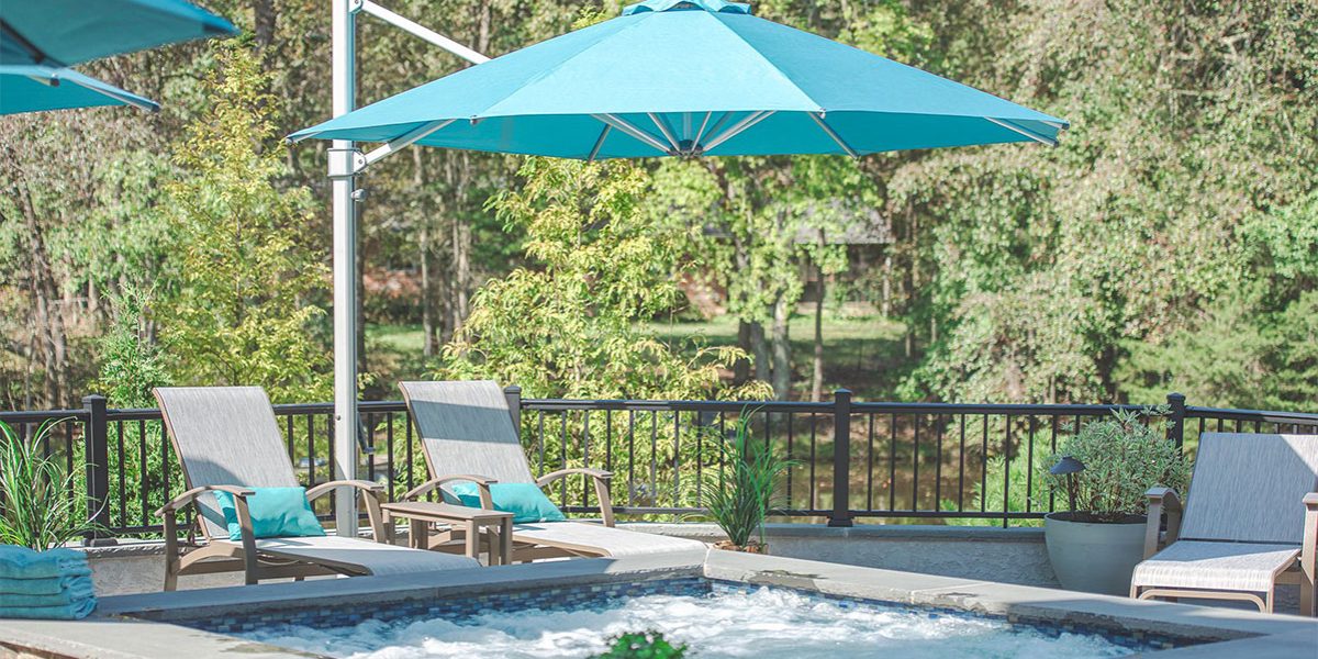 Poolside Umbrella green Frankford